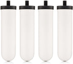 British Berkefeld Doulton 8674 Ultra Sterasyl Ceramic Filter Candle for Countertop Gravity Water Filter System Short Mount 7" - 4 Pack