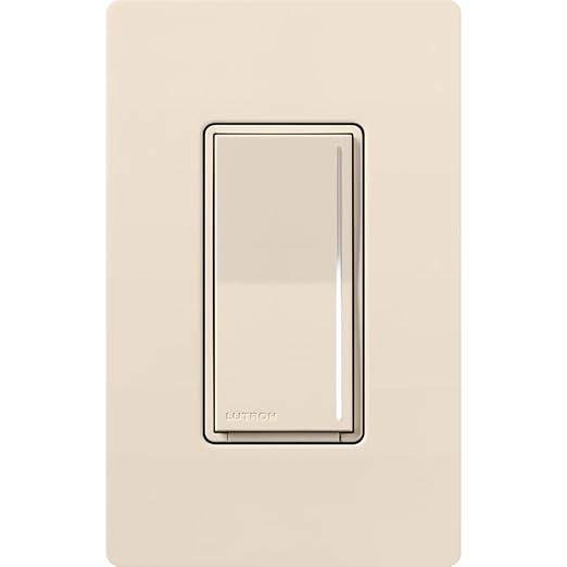 Lutron Sunnata Touch Dimmer Switch, LED+ Advanced Technology for LED and Incandescent, 3 Way/Multi Location, STCL-153M-LA, Light Almond