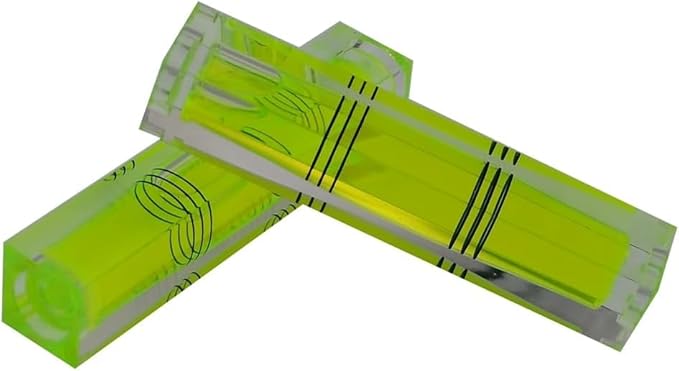 UMEI Triple line Extended Horizontal Test Level Bubble, Rectangular Horizontal Bubble (80X15X15MM) (Without magnet)