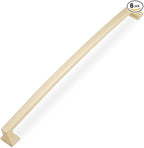 COTYKILEY 6 Pack 12.6 Inch(320mm) Brushed Brass Cabinet Handles Gold Kitchen Cabinet Pulls Cabinet Door Handles Kitchen Cabinet Hardware Cupboard Drawer Pulls Dresser Handles