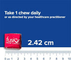 Bariatric Fusion Iron Soft Chew with Vitamin C | Cherry Flavored | Chewy Vitamin for Bariatric Patients | Gluten Free | Iron Supplement for Women and Men | 60 Count | 2 Month Supply