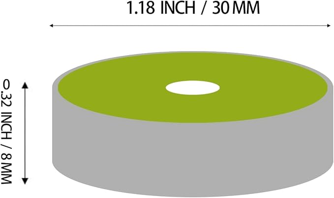 Aluminium High Precision Horizontal Leveler Bead Bubble Level Tool Circle Round Diameter 1.2 Inch 30mm (Silver,Green)