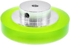 Aluminum Polyurethane Industrial Encoder Wheel Shaft hole 6mm Measuring Wheel For Measuring Rotary Encoder Perimeter 200mm