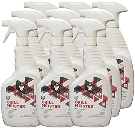 GrillMeister Grill, Grate, Barbeque & Oven - Heavy Duty Cleaner/Degreaser - Quart (Case of 12)