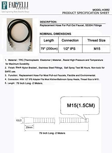 Kitchen Faucet Replacement Hose Pull Down Pull Out