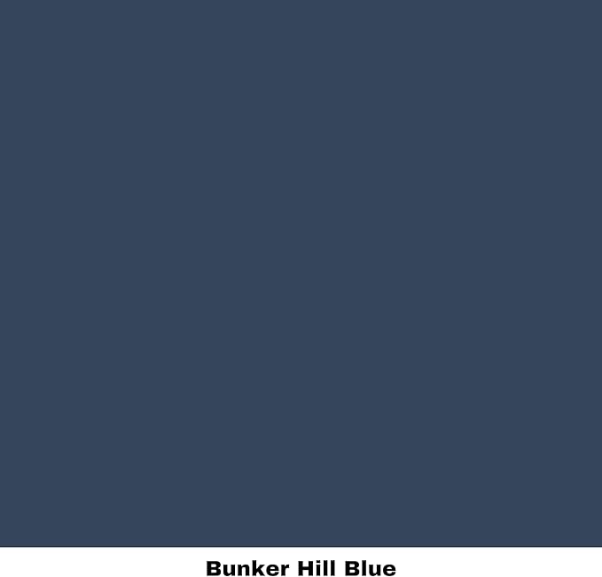 Dixie Belle Paint Company Chalk Finish Furniture Paint - Bunker Hill (32oz) - Matte Indigo Blue Chic Chalk Mineral DIY Furniture Paint