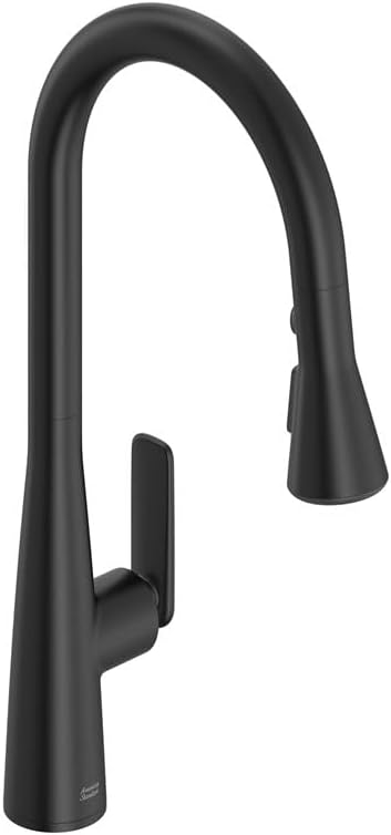 American Standard 1048812430 Aspirations Single-Hole Kitchen Sink Faucet with Pull-Down Sprayer, 1.8 GPM, Matte Black