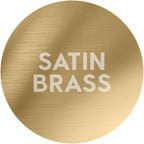 Mega Handles Prime Dummy Lever, Door Handle for Closet or French Doors, Single Side Door Levers, Non-Turning, Fits All Standard Door Sizes, Exposed Screws Included - Satin Brass (1 Pack) 4,29"