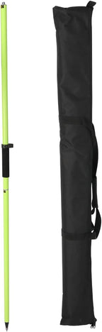 GPS Pole, 6.6FT Surveying Prism Pole, 2M Prism Pole for Land Surveying, Black