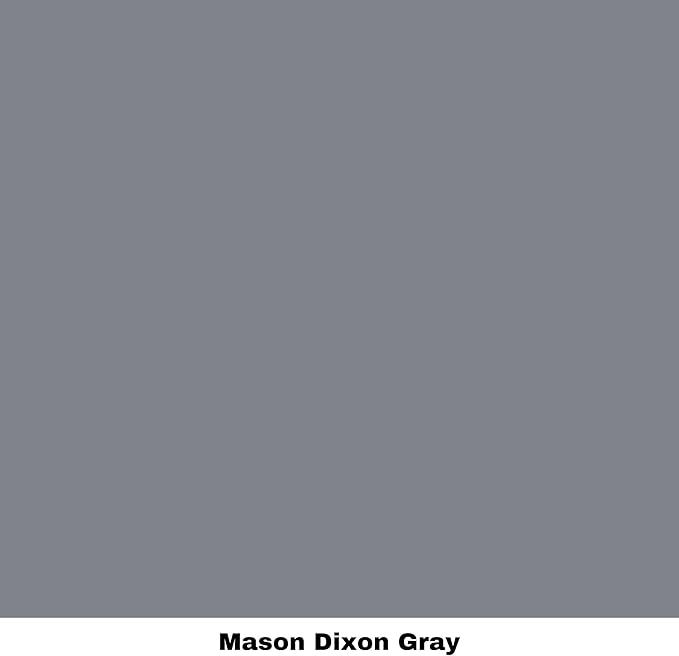 Dixie Belle Paint Company Chalk Finish Furniture Paint - Mason Dixon Gray (16oz) - Matte Charcoal Gray Chic Chalk Mineral DIY Furniture Paint