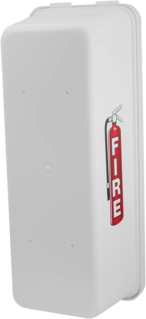 PRO&Family Fire Extinguisher Cabinet (5, White with Pull-Panel, 10 lb)