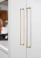 Goo-Ki 6.3"(160mm) c-c Champagne Bronze Cabinet Handle Drawer Pulls Zinc Alloy Kitchen Hardware - 6 Pack Modern Bar Pull Handles for Cupboard Wardrobe,9338UBR-160