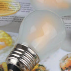 Vintage Edison LED Short Bulb 60W E26 Standard Base Dimmable G45 Small Globe 2700K Soft White 60watt Round Light Bulb Ideal for Home Lighting Fixtures Create Cozy Ambiance in Living Rooms and Bedrooms