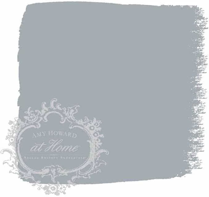 AMY HOWARD AT HOME Chalk-Based One Step Paint for Furniture, Cabinetry, Decor, Finish, and More | No Stripping, Sanding, or Priming | Medium Base | 32 Ounce | Opera Gray