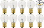 KOR S11/N - Clear (E17) Intermediate Base Hi-Intensity Light Bulbs (10)