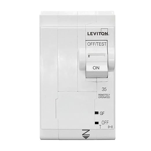Leviton 2nd Gen Smart Circuit Breaker with Remote Control, GFCI, 2-Pole 35 Amp, 120/240-Volt and 120/208-Volt, 10kA Interrupt Rating, LB235-GST