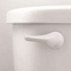 Toilet Handle Replacement Kit, 2-Pack Toilet Lever Flush Handle, Toilet Flusher Handle Lever with Stainless Steel Flapper Chain, Front Mount Toilet Trip Levers Fit for Most Toilet Tanks, White