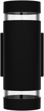 Outdoor Wall Sconce Lights,Dusk to Dawn Outdoor Exterior Lighting - ETL Listed,Modern Outside Patio Light Fixture Wall Mount Design - Up Down Light Fixture White 6000k for Front Door, Porch