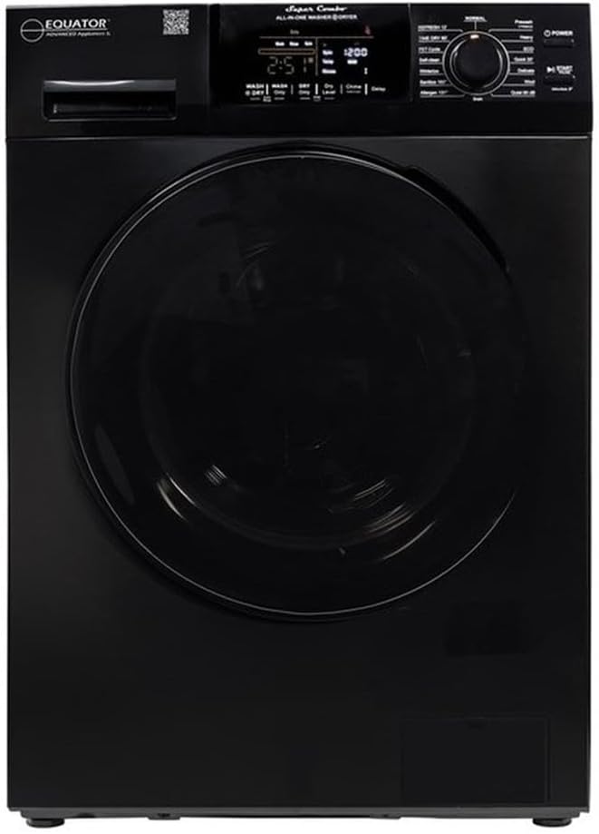 Pemberly Row All-in-One Washer Dryer VENTED-DRY FASTER than Condense 15lb 110V