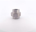 4" 316 Stainless Steel Class #150 Threaded Union FNPT x FNPT Pipe Fitting 4" inch