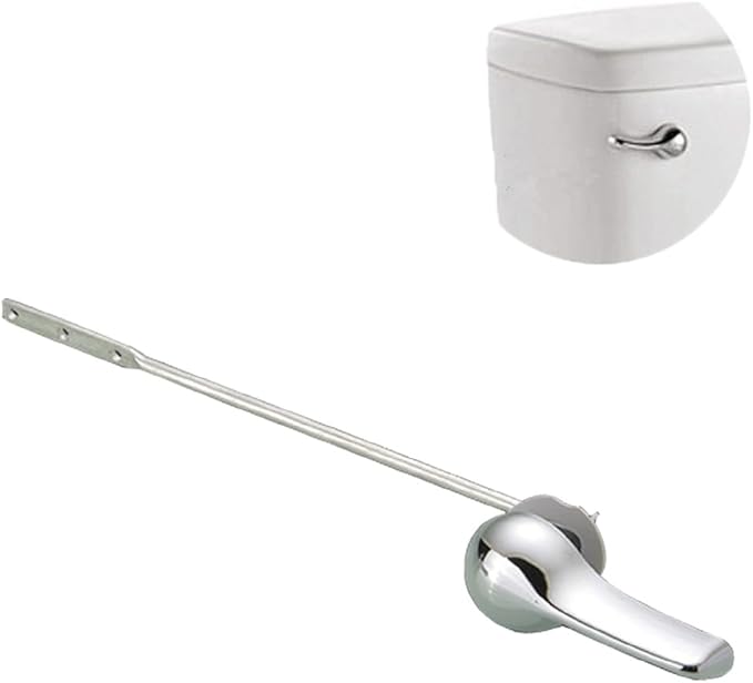 Universal Toilet Tank Flush Lever, Replacement Front Mount Toilet Handle Tank Flush Lever Compatible with Most Toilets, 1-Pack