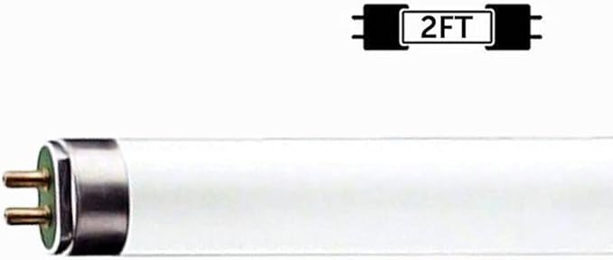 Circle (6 Pack F17T8/830 17W 24 Inch T8 Fluorescent Tube Light Bulb, 3000K Warm White, Medium Bi-Pin (G13) Base, 17 Watt T8 Light Bulbs