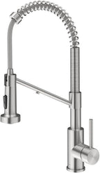KRAUS Bolden 2-in-1 Commercial Style Pull Down Single Handle Water Filter Kitchen Faucet for Reverse Osmosis or Water Filtration System in Spot-Free Stainless Steel, KFF-1610SFS