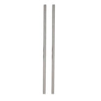 5/16"-18 Fully Threaded Rod Studs 2 Pack 10" Long Threaded Screw 304 Stainless Steel Right Hand Threads All Threaded Rod Studs for Anchor Bolts Clamps Hangers U-Bolts