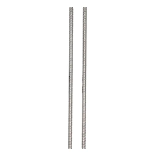 5/16"-18 Fully Threaded Rod Studs 2 Pack 10" Long Threaded Screw 304 Stainless Steel Right Hand Threads All Threaded Rod Studs for Anchor Bolts Clamps Hangers U-Bolts