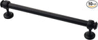 Alzassbg 10 Pack Matt Black Cabinet Pulls, 7 Inch(177.8mm) Hole Centers Cabinet Handles Kitchen Hardware Straight Bar for Cabinets and Drawer AL3082MB