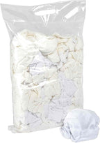 Premium White Knit Cotton T-Shirt Cloth Wiping Rags (4.00)