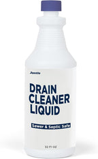 Drain Cleaner Liquid, Drain Clog Remover, 12 PK (32 Oz Per Bottle), Shower Drain Cleaner Hair Clog Removal - Plumbing & Septic Safe - Breaks Down Grease, Paper, Fat, Oil - Easy to use - 6 Pack