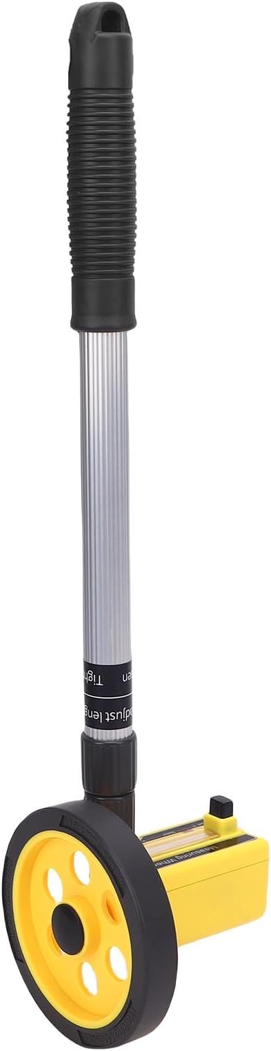 Aramox Portable Metric Measuring Wheel with a Light Hiking Wheel for Industrial Tasks, Aluminum Alloy
