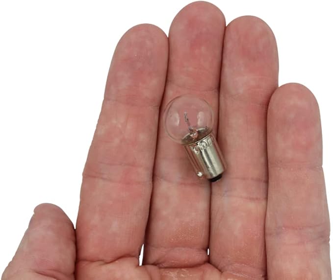 Replacement for Hosobuchi 4-6V 5W Low Voltage Incandescent Light Bulb by Technical Precision - 1.2A SCB G4 with BA9S Single Contact Bayonet Base - 1 Pack
