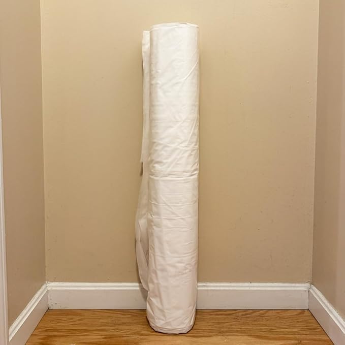 PAD ‘N PROTECT Flame Retardant/Fire Rated 6 Mil Plastic Sheeting 12' x 100', Anti-Static, Greenhouse Plastic, Durable Plastic Sheeting, Passed NFPA 701 Test 1&2 (Printed on The Sheet)(6 Mil)