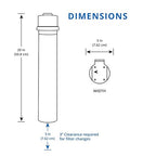 Aquasana Water Filter for Sink Faucet | Reduces 99% of 78 Contaminants Including Chlorine & Lead from Tap Water | Under Sink Filtration | Claryum Direct Connect | AQ-MF-1