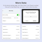 Smart Home Energy Monitor with 2 x 120A CTs, Real-Time Electricity Usage Monitor, Bi-Directional Power Tracking, Supports Single-Phase 3-Wire System, 2.4GHz Wi-Fi (WiFi Version)