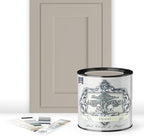 ALL-IN-ONE Paint, Durable cabinet and furniture paint. Built in primer and top coat, no sanding needed. Includes our 30 featured color card - Oyster (taupe), Quart
