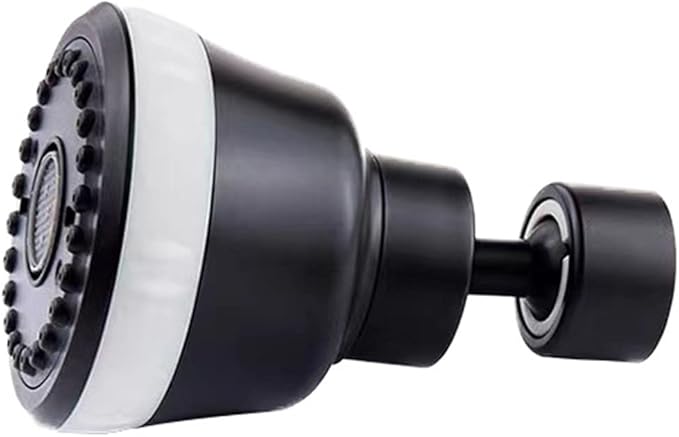 4 Spray Modes Faucet Aerator,360 Degree Faucet Sprayer Attachment,Big Angle Kitchen Faucet Aerator,Swivel Faucet Extender,Sink Sprayer Attachment for faucet,55/64 inch Female Thread (Black)