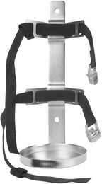 Fire Extinguisher Mount,Wall Hanging Bracket,Fire Extinguisher Holder for Home, Car, RV, Truck, Mini Fire Extinguishers (5LB Stainless Steel Color 2Pcs)