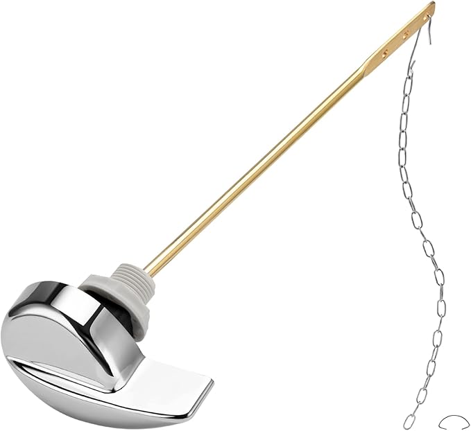 Toilet Handle Replacement Parts Kit, Side Mount Toilet Flush Handle for TOTO THU004-CP Trip Lvr for TOTO ST701, CST854, CST884 (Zinc Alloy & Copper Lever)