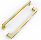 FILTA 10 Inch(256mm) Hole Centers Gold Cabinet Handles(Set of 6),Gold Cabinet Pulls Zinc Alloy Kitchen Cabinet Pulls Cabinet Hardware for Cabinets Cupboard Drawer