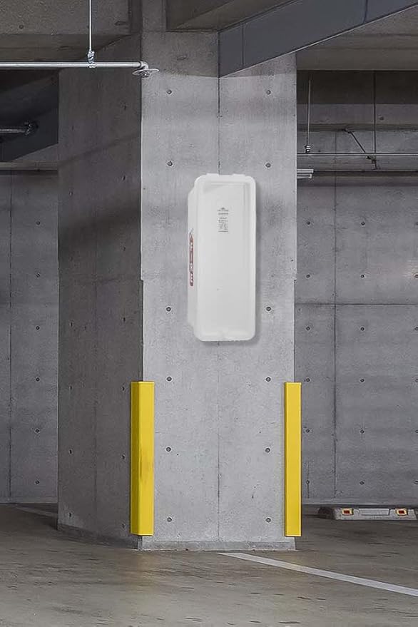 Fire Extinguisher Cabinet Fire Extinguisher Box Outdoor Fire Cabinet Mounted Fire Extinguisher Cabinet Fire Extinguisher Cover (White with Pull-Panel, Rx350, Plastic, 10 Pounds, 10, AKA1)