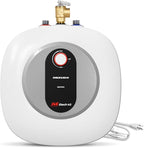 MIZUDO Electric Mini Tank Water Heater - 4.0 Gallon Point of Use Instant Hot Water Heater for RV, Camper, Kitchen, Food Truck, 120V 1440W, Under Sink, Wall or Floor Mounted, Easy to Install