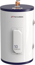 Thermomate Tank Water Heater - 10 Gallon Point of Use Hot Water Heater, 120V 1500W, Adjustable Thermostat, UL Listed (ES1000)