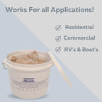 Industrial Strength Septic Tank Treatment, Flushable live Bacteria Packets, Dissolvable Sewer & Drain Line Treatment to Prevent Expensive Sewage Backups, 1-Year Supply (12 Packets)