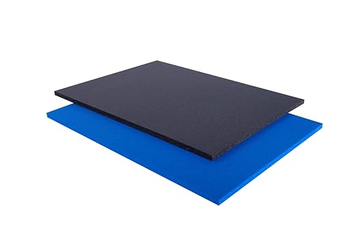 5S LEAN TOOL BOX FOAM ORGANIZERS 1/2 INCH THICK (1 PIECE) (16.5"x36.75", Black)