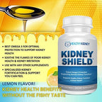 Kidney Shield 120 Caps Kidney Supplement to Support Normal Kidney Function and Support Kidney Health for Kidney Cleanse Omega 3 - (3 Pack)