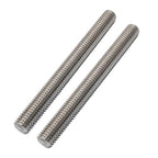 1/2"-13 Fully Threaded Rod Studs 2 Pack 5" Long Threaded Screw 304 Stainless Steel Right Hand Threads All Threaded Rod Studs for Anchor Bolts Clamps Hangers U-Bolts
