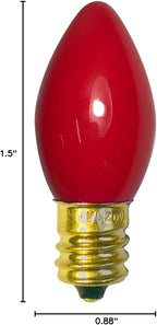 Brite Star 44-314-00 (4 Pack Red C7 Replacement Bulbs